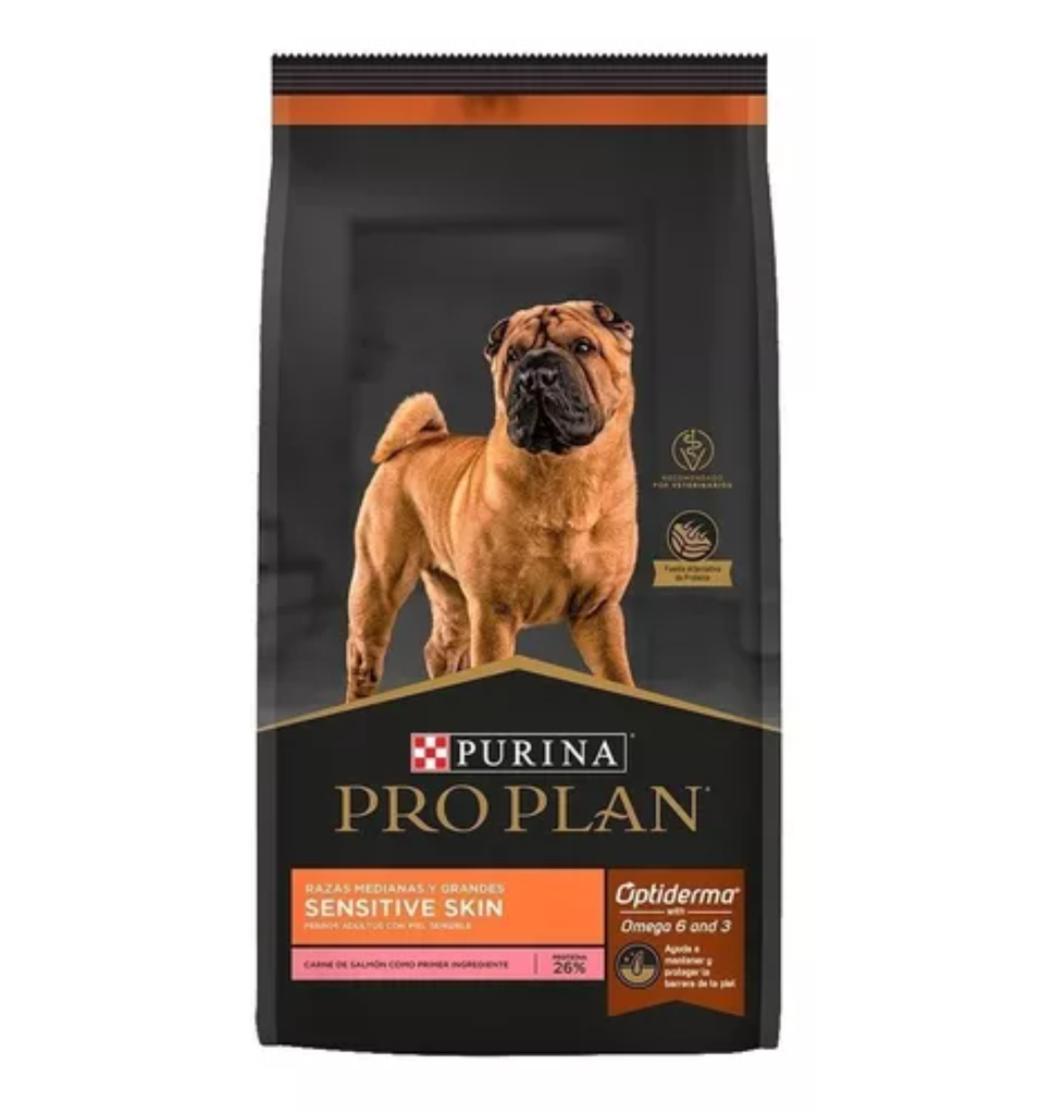 Pro Plan Perro Adult OptiDerma Sensitive Skin Razas Medianas y Grandes