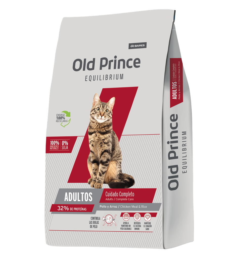 Old Prince Gato Adulto Equilibrium Cuidado Completo