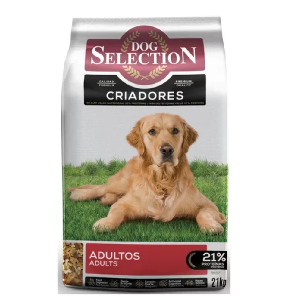 Dog Selection Perro Criadores Adultos raza mediana y grande 21 kg