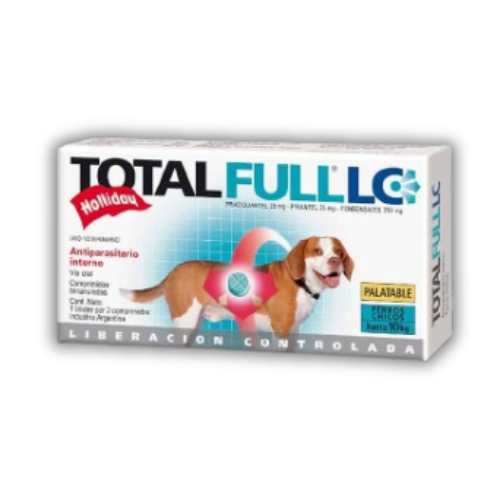 Comprimido Antiparasitario Total Full LC hasta Holliday 10 Kg