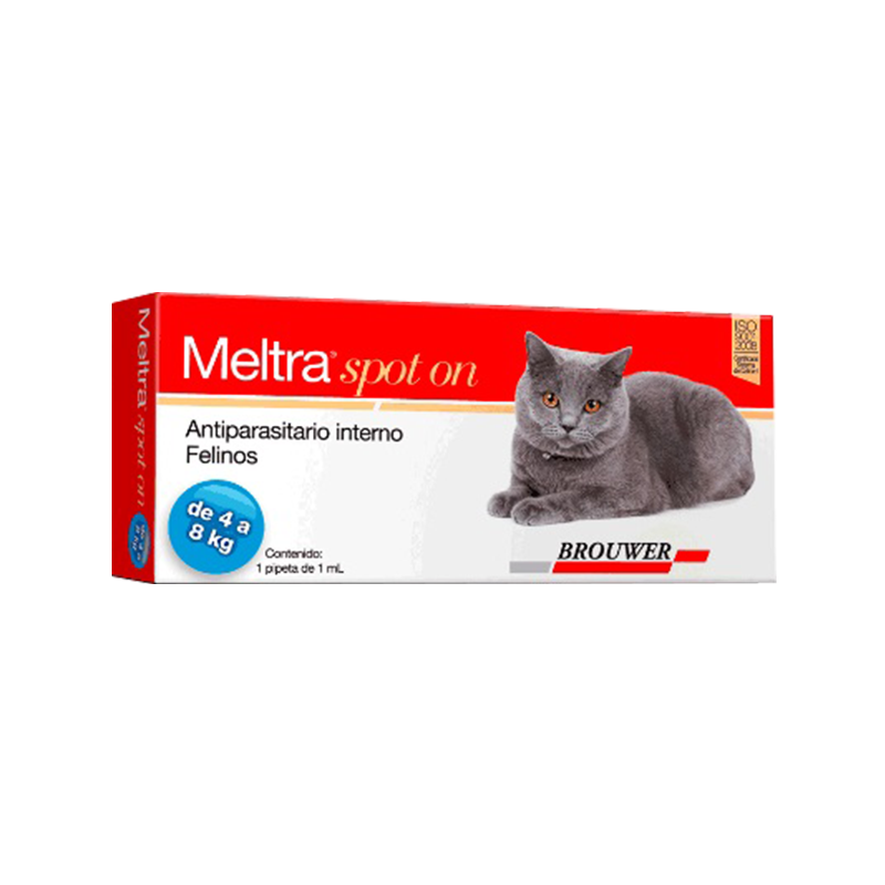 Antiparasitario Meltra Spot On Gato 4 a 8 Kg BROWER