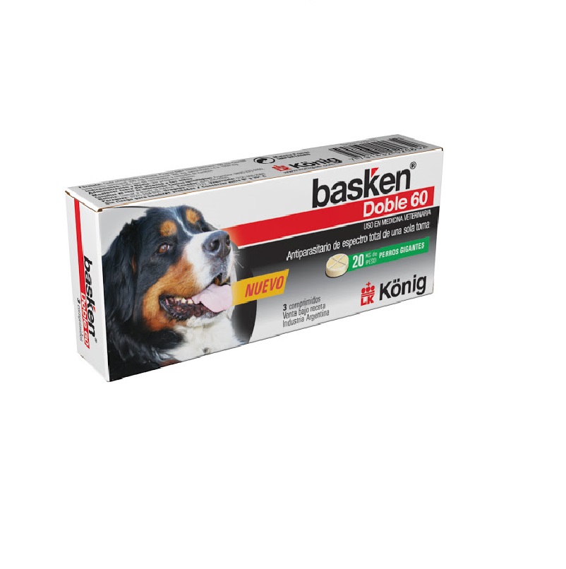 Antiparasitario Basken Doble 60 KONING