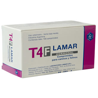 T4 "F" Hormonal LAMAR 100 Compr