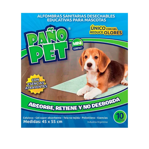 Paño Pet Mini 45x55 10 u