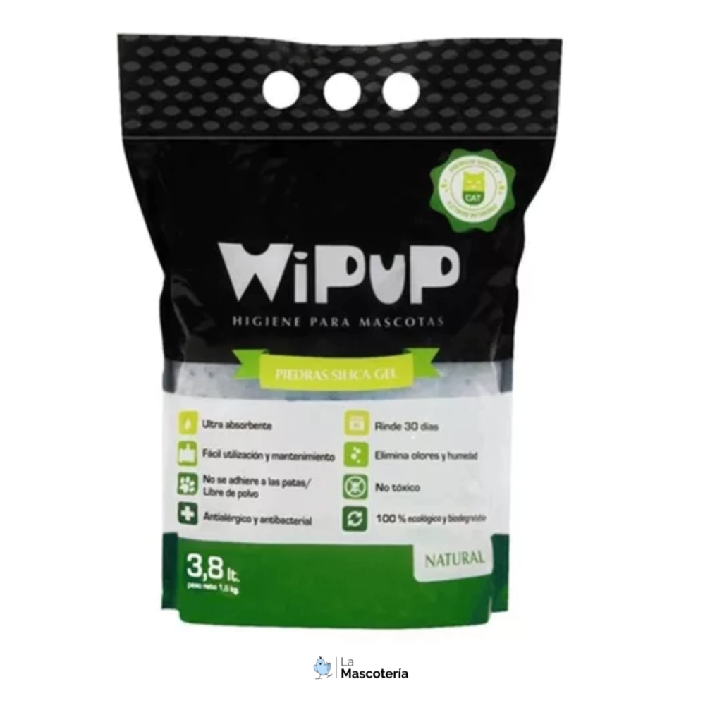 Piedras Silicas Wipup Natural 3.8 L