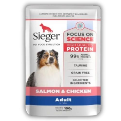 Sieger Pouch Perro Adulto 100 g