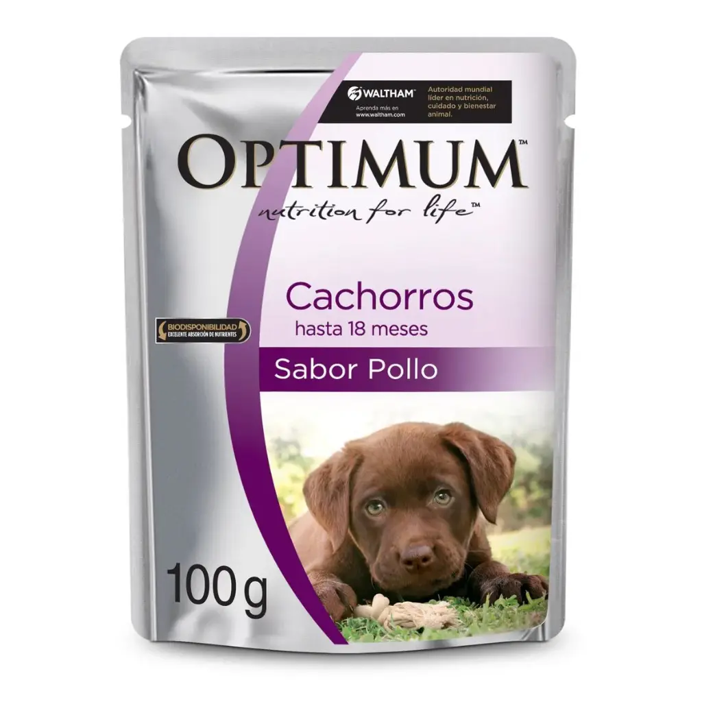 Optimum Pouch Perro Cachorro Pollo 85 g