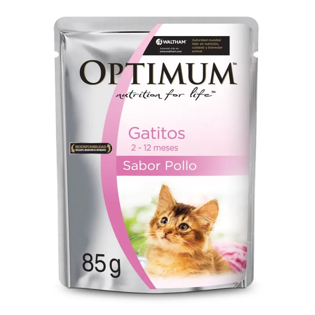 Optimum Pouch Gatito Pollo 85 g