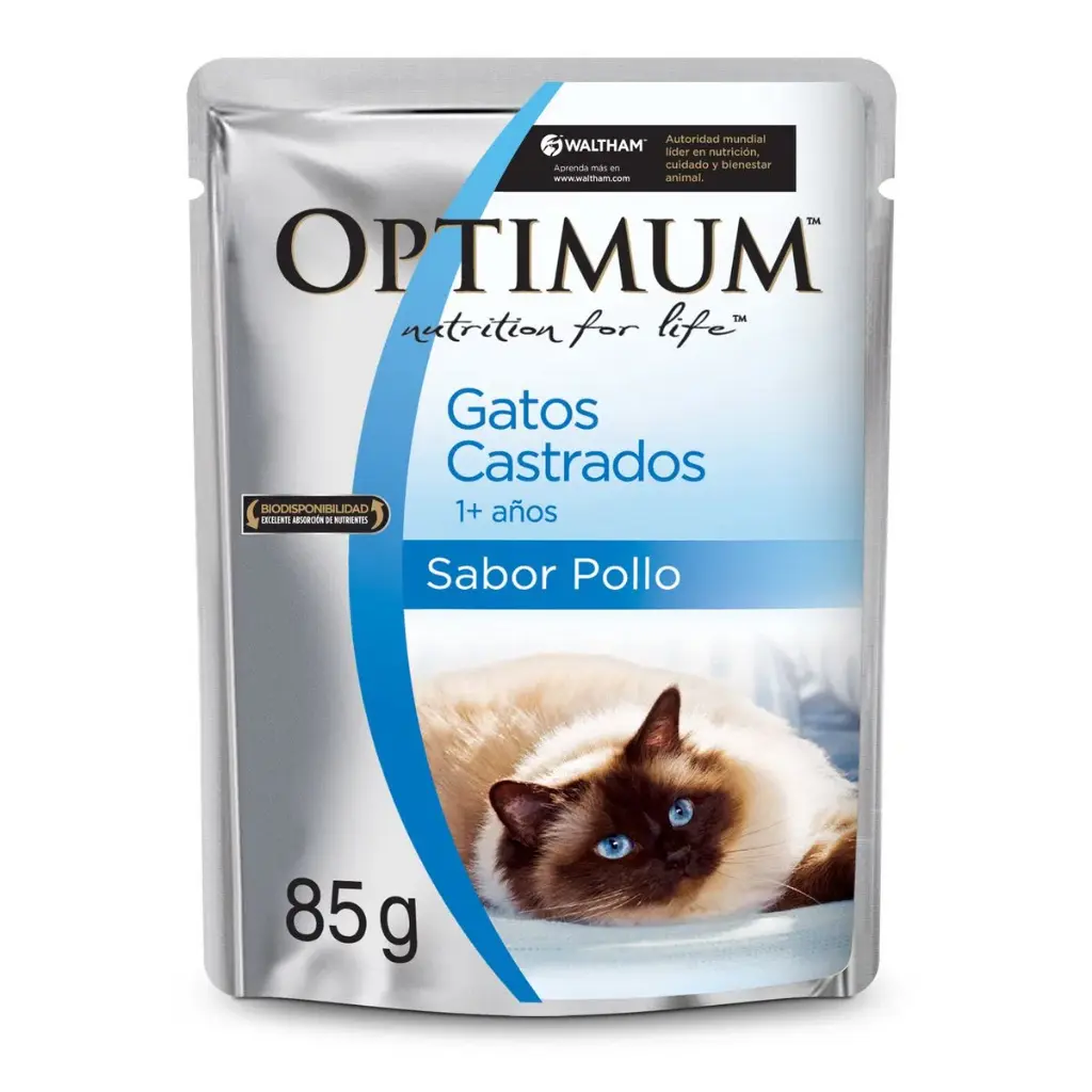 Optimum Pouch Gato Castrado Pollo 85 g