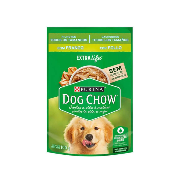 Dog Chow Pouch Cachorro Pollo 100 g