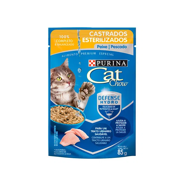 Cat Chow Pouch Pescado Esterilizado 85 g