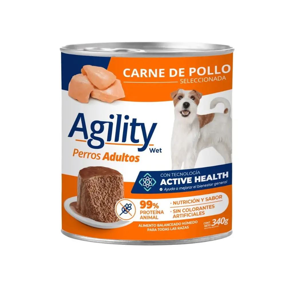 Agility Lata Perro Adulto Pollo 340 g