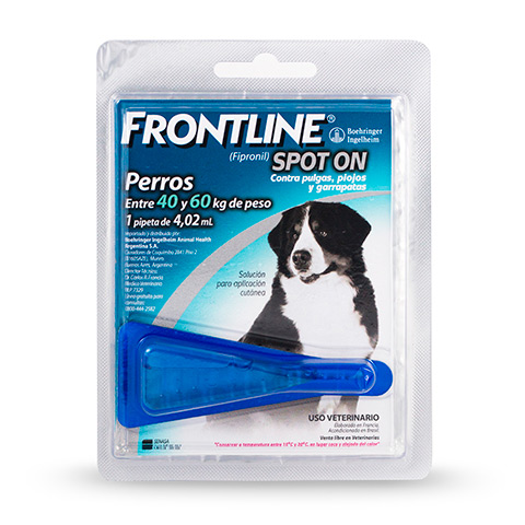 Pipeta Frontline Spot On Perro de 40 a 60 Kg