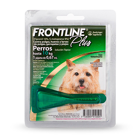 Pipeta Frontline Plus Perro de 2 a 10 Kg