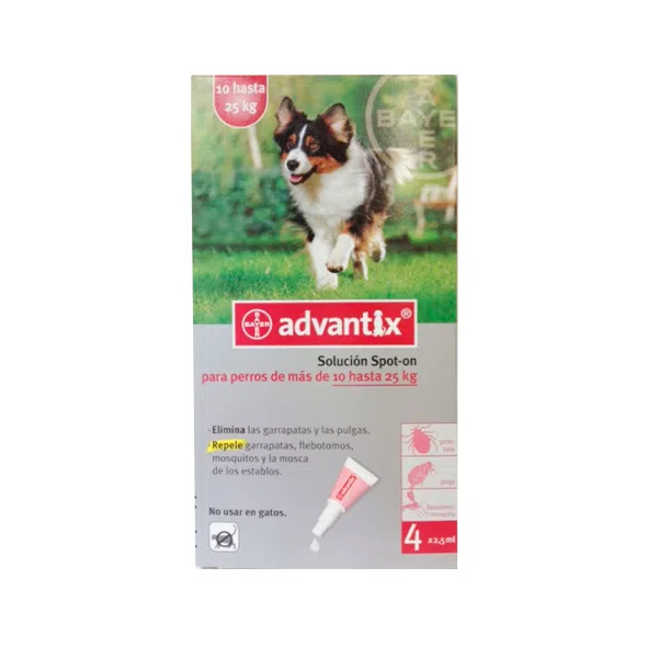 Pipeta Advantix Perro de 10 a 25 Kg