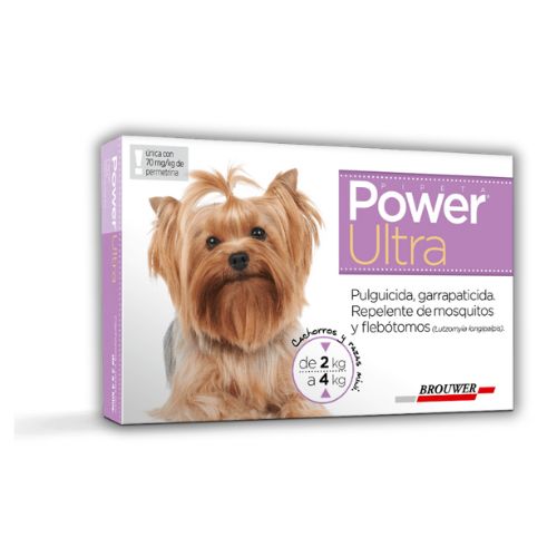 Pipeta Power Ultra Perro de 2 a 4 Kg