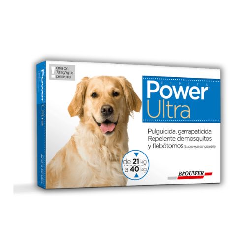 Pipeta Power Ultra Perro de 21 a 40 Kg