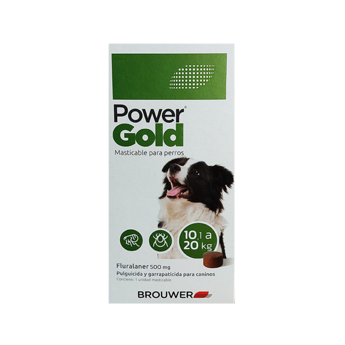 Bocadito Masticable Power Gold Perro de 10,1 a 20 Kg (pipeta)