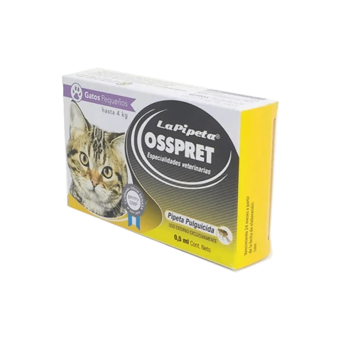 Pipeta Osspret Gato de 0 a 4 Kg