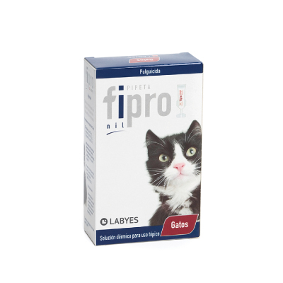 Pipeta Fipronil Gato hasta 2 Kg