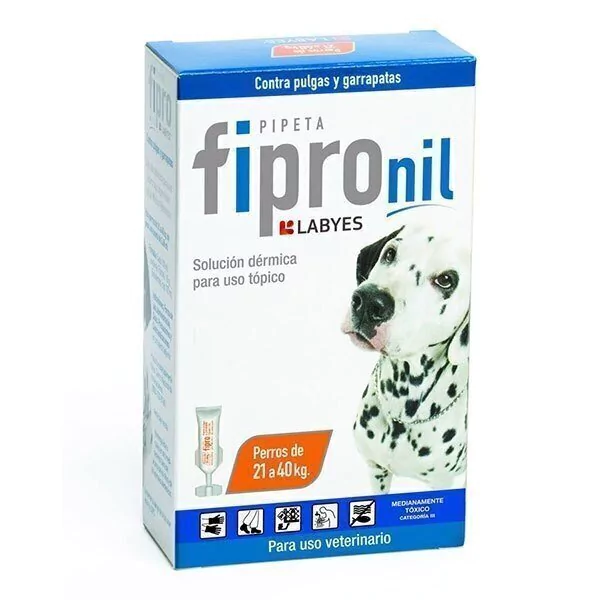 Pipeta Fipronil Perro de 21 a 40 Kg