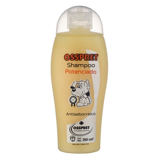 Shampoo Potenciado Antiseborreico Osspret 250 cm3