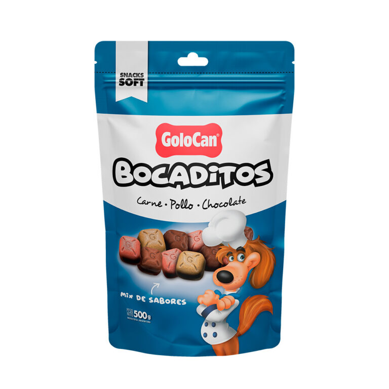 Bocadito Carne Pollo y Chocolate Golocan 500 g