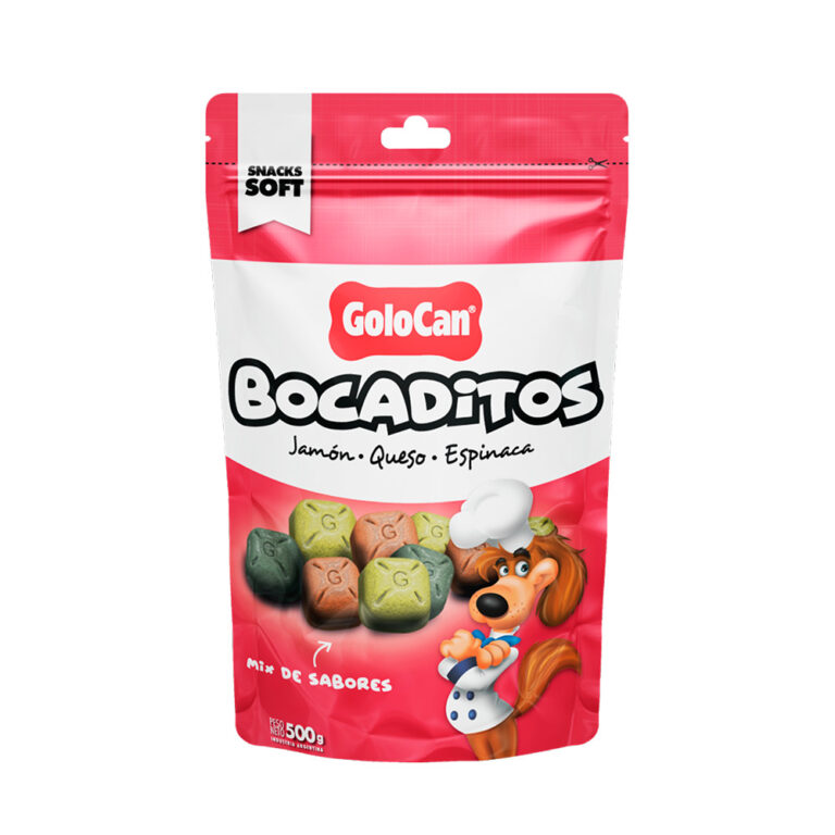 Bocaditos Jamón Queso y Espinaca Golocan 500 g