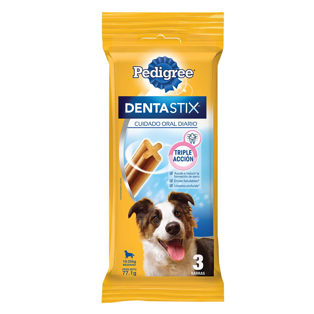 Pedigree DENTASTIX Razas medianas Pack x 3u