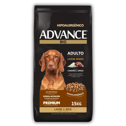 Advance Perro Adulto Medianos y Grandes Hipoalergenico Cordero 20 Kg