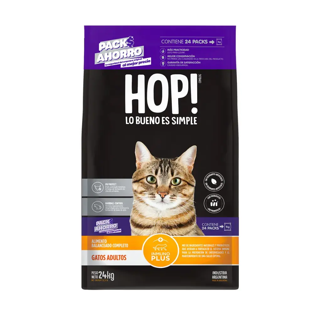 Hop Gato Adulto Pack Ahorro 24 Kg