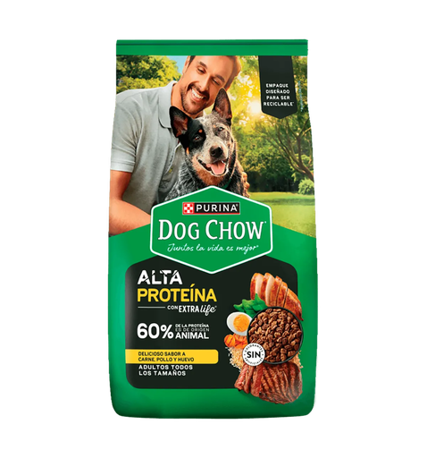 Dog Chow Perro Adultos todos los tamaños alta proteina