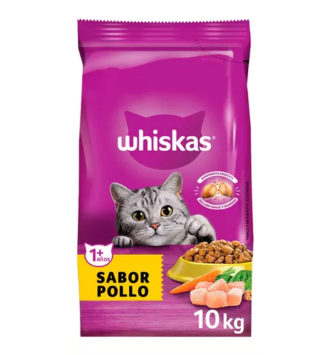 Whiskas Gato Adultos 1+ sabor pollo