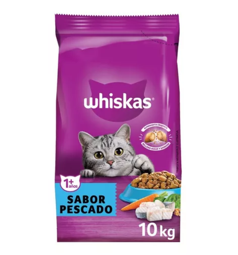 Whiskas Gato Adultos 1+ sabor pescado