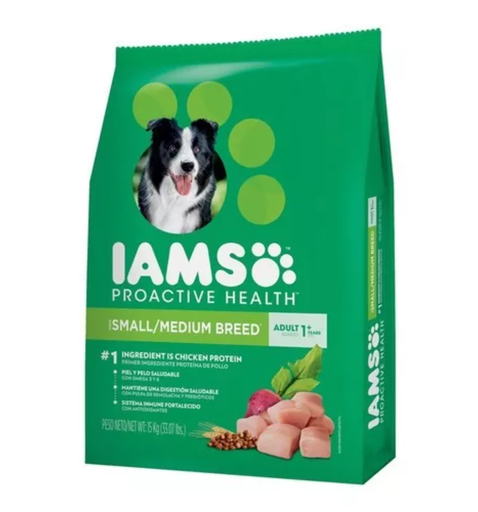 [7670] IAMS Perro Proactive Healt - Smart Adult small y medium breed 15 Kg