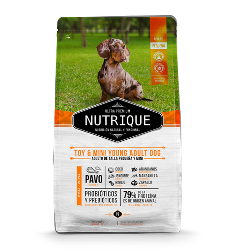 Nutrique Perro Toy & mini young adult dog