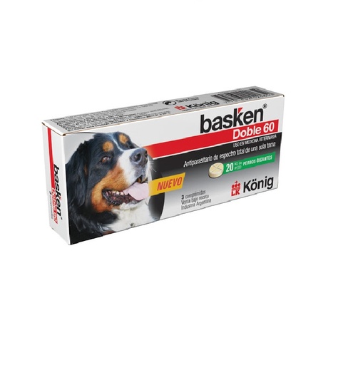 [7820] Antiparasitario Basken Doble 60 KONING