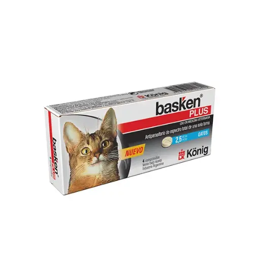 [7822] Antiparasitario Basken Plus Gatos KONING 2,5 mg