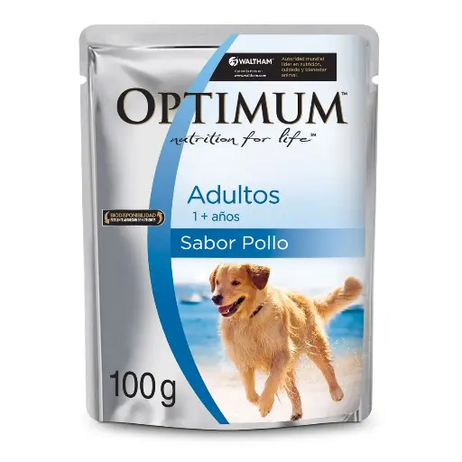 [7983] Optimum Pouch Perro Adulto Med/Grande Pollo 85 g