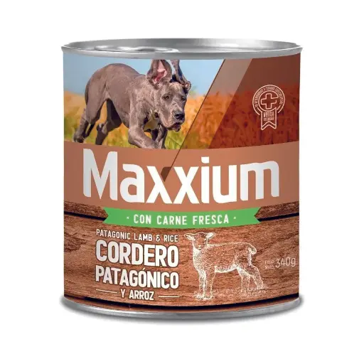 [8067] Sieger Lata Maxxium Cordero Perro Adulto 340 g