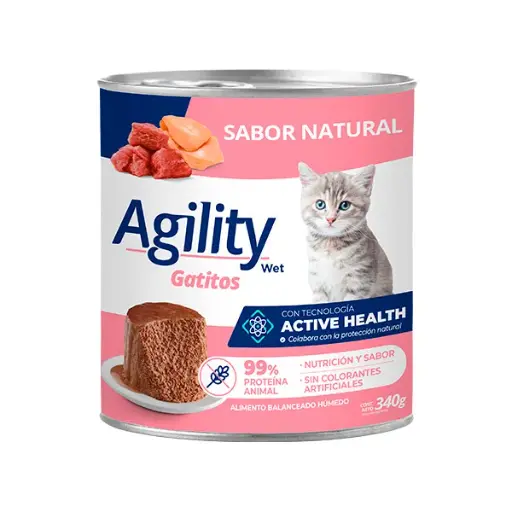 [8073] Agility Lata Gato Kitten 340 g