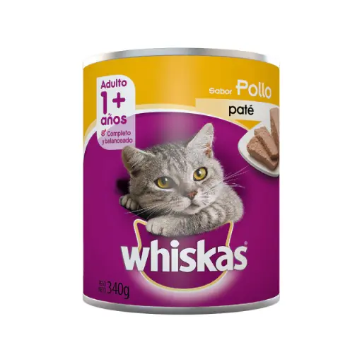 [8104] Whiskas Lata Adulto Pollo 340 g