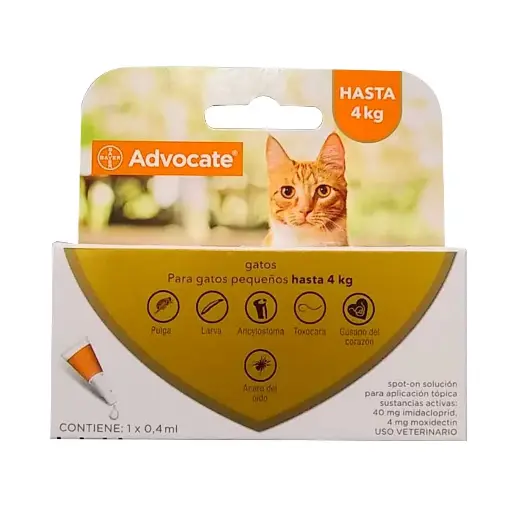 [8124] Pipeta Advocate Gato de 0 a 4 Kg