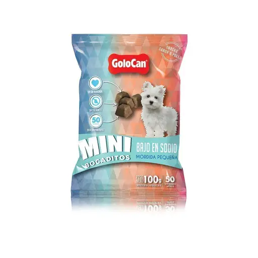 [8228] Mini Bocaditos Bajo en Sodio Golocan 100 g