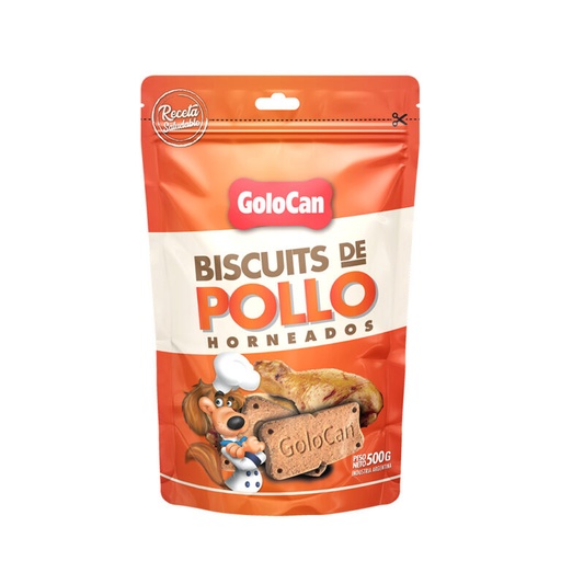 [8239] Biscuits de Pollo Golocan 500 g