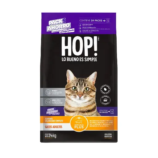 [8380] Hop Gato Adulto Pack Ahorro 24 Kg