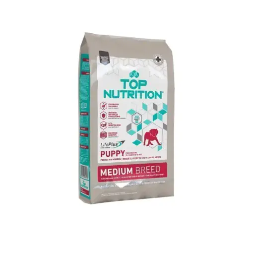 Top Nutrition Perro Cachorro Raza Mediana